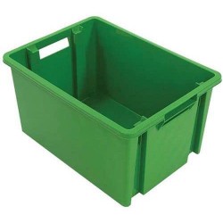 Stohovatelný plastový box NovaBac, zelený, 18 l